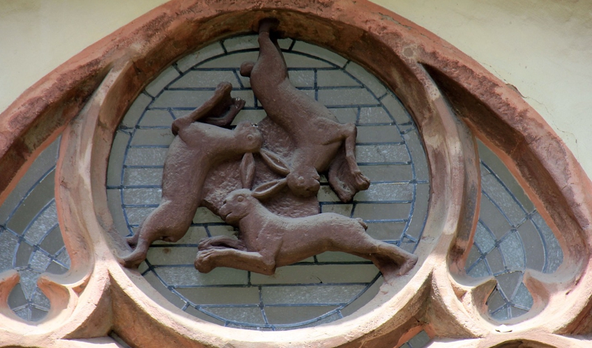 Drei Hasen Fenster